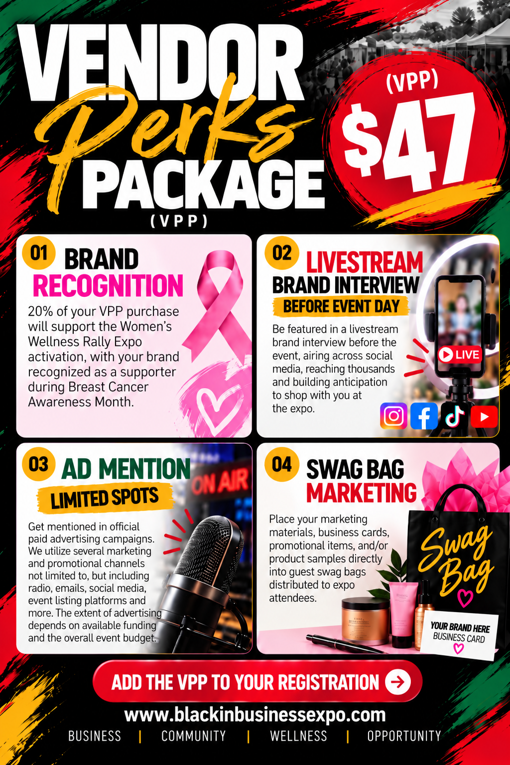 Vendor Perks Package (VPP)