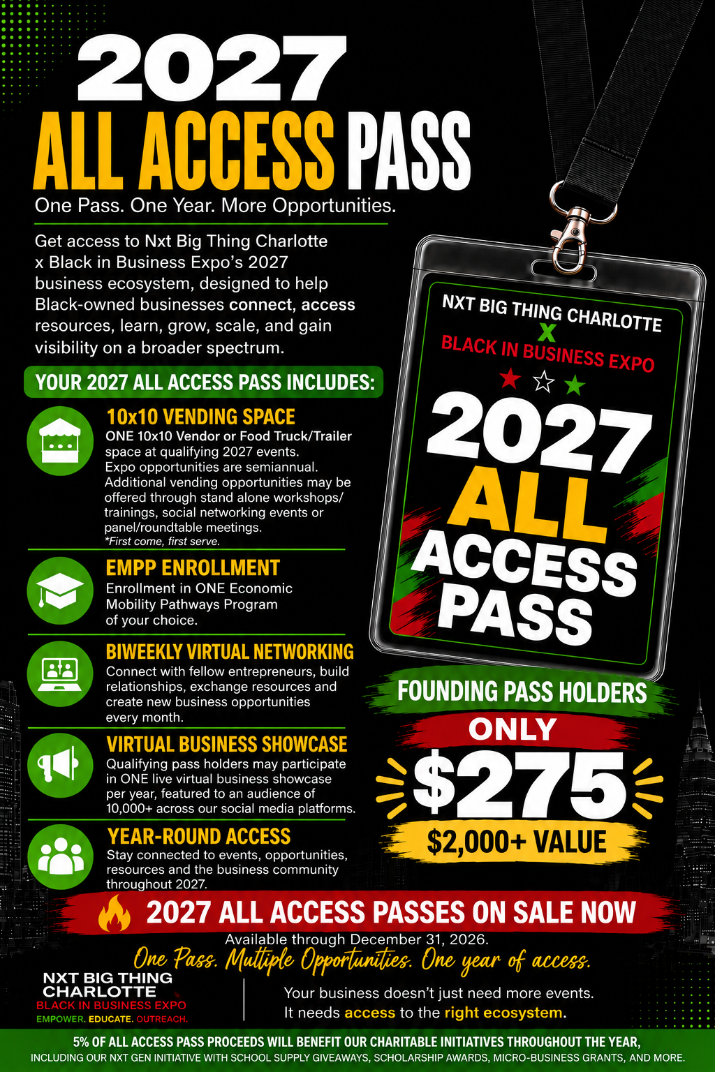 2027 All Access Pass