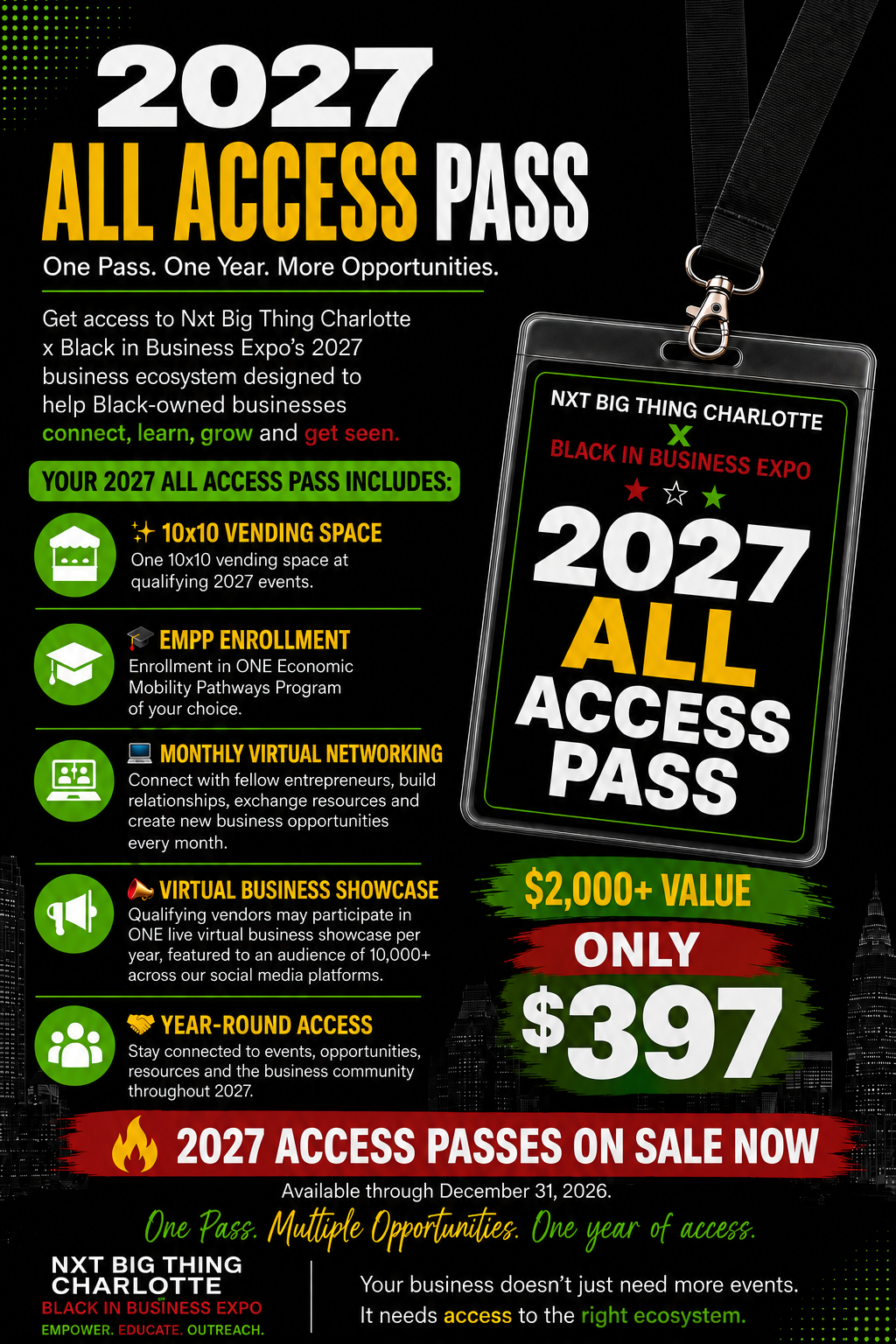 2027 All Access Pass